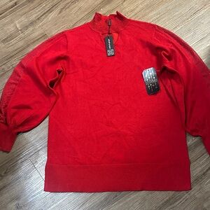 Cable & Gauge Red Women's Blouse